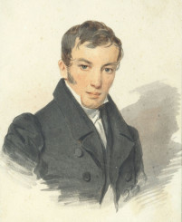 petr-sokolov.-«portret-vasiliya-andreevicha-jukovskogo»,-1820-e
